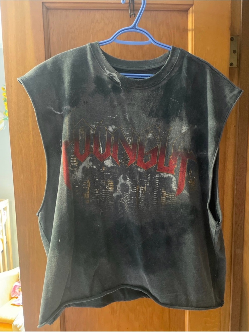 YoungLa Dark Knight Graphic Muscle Tee